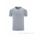 Camiseta de camiseta de homens de verão 100% de algodão